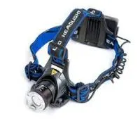 Фонарь налобный PRO-GH04A zoom, 2 аккумулятора, CREE X-ML T6 10W