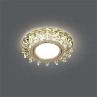 Светильник Gauss Backlight BL034 круг, шампань/кристалл/хром, GU5.3, LED 4100K 1/40