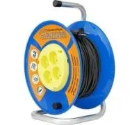 Удлинитель силовой на катушке GLANZEN 4 гн. ПВС 3х1,5 арт. EB-40-019