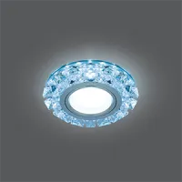 Светильник Gauss Backlight BL050 круг, кристалл/хром, GU5.3, LED 4100K 1/40