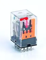DEKraft Промежуточное реле 4 конт. с LED инд. и TEST функ. 3А 36В AC ПР-102
