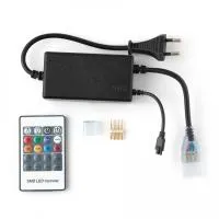 Контроллер для светодиодной ленты 220V RGB (пульт управления инфракрасный)