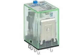 Промежуточное реле с кнопкой тестирования NJDC-17(D)/4ZS 4 конт. с инд. LED 3А AC220В (R) (CHINT)