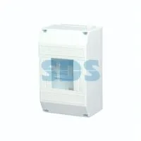 Бокс пластиковый КМПн 1/4 IP20 белый в инд. пакете REXANT, 11-0114-1