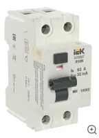 ARMAT ВДТ R10N 2P 63А 30мА тип AC IEK