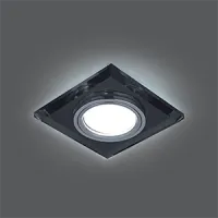 Светильник Gauss Backlight BL060 квадрат, графит/хром, GU5.3, LED 4100K 1/40