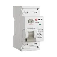 ВДТ ВД-100N 2P 32А 30мА A эл-мех 6кА PROXIMA EKF