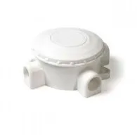 КРК Коробка пластиковая 3-х рожковая о/у 70*30 белая (100)