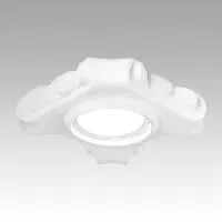 Светильник Gauss Gypsum Exlusive GY015 белый, GU5.3, d150 1/24
