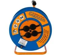 Удлинитель силовой на катушке GLANZEN 4 гн. КГ 3х1,5 арт. EB-30-009