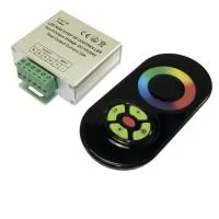 Контроллер для светодиодной ленты 12V, 18А, чёрный (радио, сенсорный, touch)