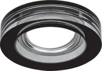 Светильник Gauss Glass CR036 Черный, Gu5.3 1/30