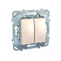Механизм с монт. рамкой из сплава zamak , 10 AX, 250 V переменный ток, 50/60 Гц