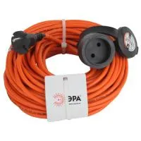 Удлинитель силовой ЭРА UPx-1-2x0.75-20m в бухте без заземления 1 розетка 20м ПВС 2х0.75мм2