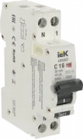 ARMAT АВДТ B06S 1P+NP C16 30мА тип AC (18мм) IEK