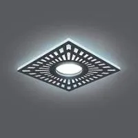 Светильник Gauss Backlight BL126 квадрат. белый, GU5.3, 3W, LED 4000K, 1/40