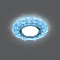 Светильник Gauss Backlight BL067 круг гран., белый/серебро/хром, GU5.3, LED 4100K 1/40
