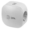 Тройник 3гн 220V + 2xUSB 2100mA, c заземл, со шт (белый)  SP-3e-USB-2A ЭРА (6/36/864)