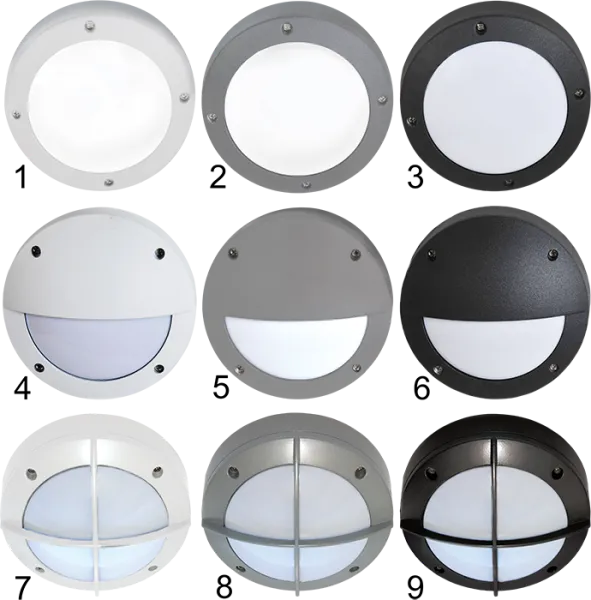 Светильник Ecola GX53 LED B4139S наклад. IP65 мат. Круг алюмин. 1*GX53 Черный 145x145