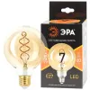 ЭРА F-LED G95-7W-824-E27 spiral gold E27 / Е27 7Вт филамент шар золотистый теплый белый свет