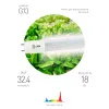 Фитолампа для растений светодиодная ЭРА FITO-18W-RA90-Т8-G13-NL полного спектра 18 ВТ Т8 G13