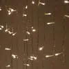 Светодиодная новогодняя гирлянда ЭРА ЕNIG - 400W Занавес 8 режимов 3*3 м теплый белый 400 LED IP20